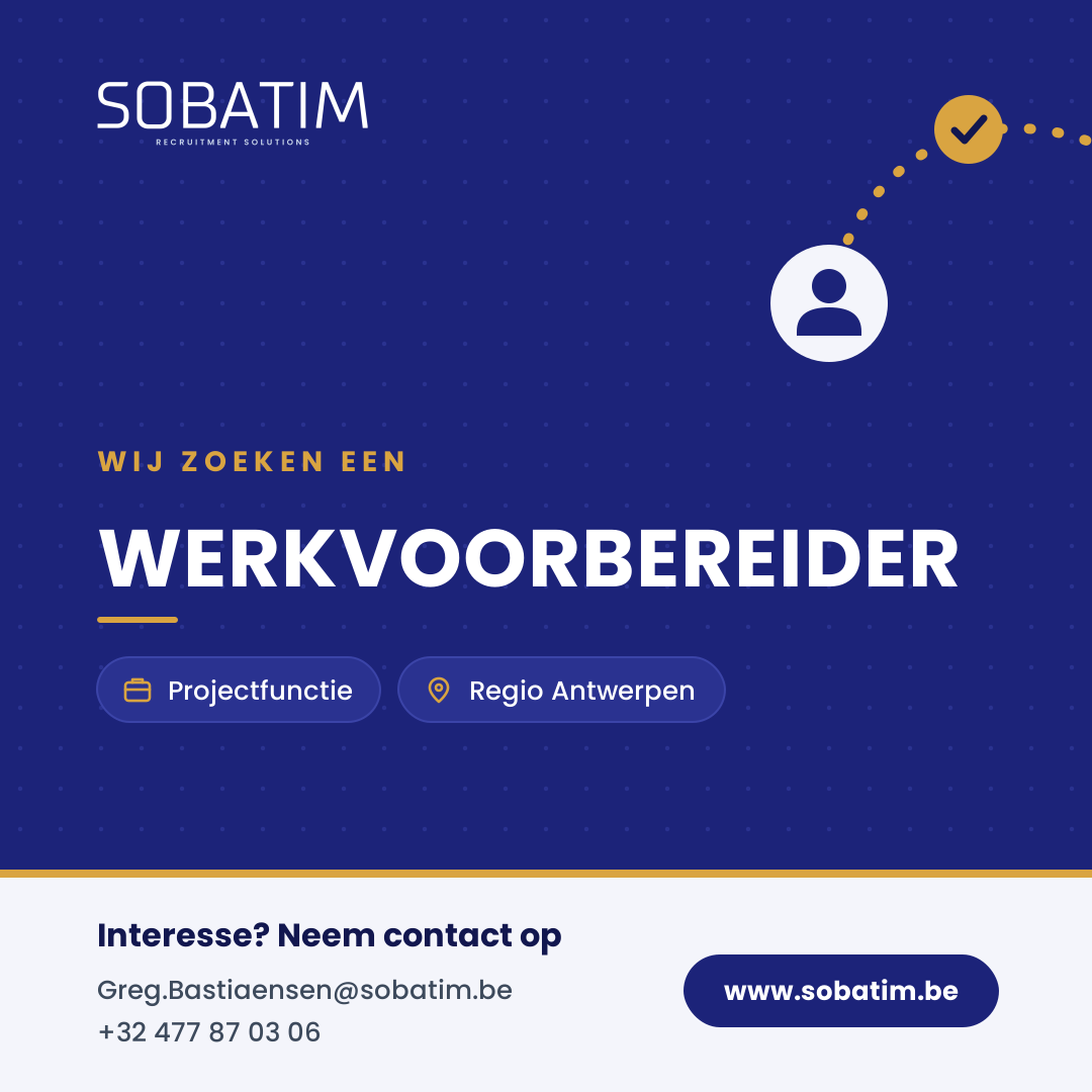 Vacature Werkvoorbereider
